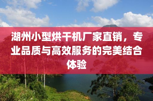 湖州小型烘干机厂家直销，专业品质与高效服务的完美结合体验