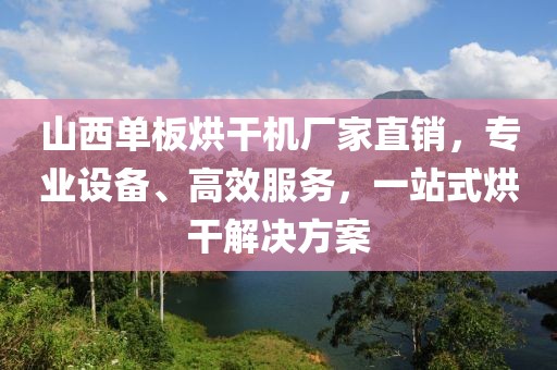 山西单板烘干机厂家直销，专业设备、高效服务，一站式烘干解决方案