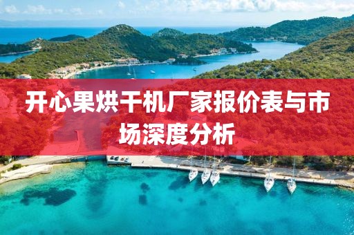 开心果烘干机厂家报价表与市场深度分析