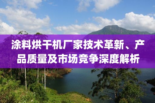 涂料烘干机厂家技术革新、产品质量及市场竞争深度解析