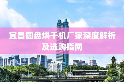 宜昌圆盘烘干机厂家深度解析及选购指南