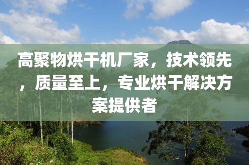 高聚物烘干机厂家，技术领先，质量至上，专业烘干解决方案提供者