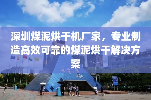 深圳煤泥烘干机厂家，专业制造高效可靠的煤泥烘干解决方案