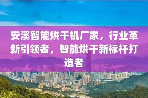 安溪智能烘干机厂家，行业革新引领者，智能烘干新标杆打造者