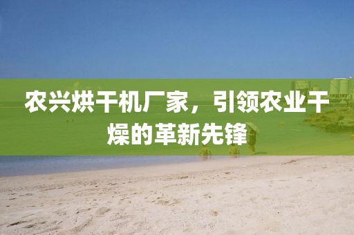 农兴烘干机厂家，引领农业干燥的革新先锋