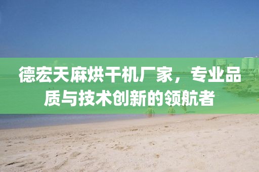 德宏天麻烘干机厂家，专业品质与技术创新的领航者