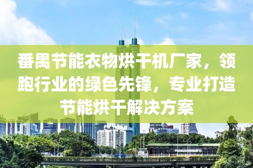 番禺节能衣物烘干机厂家，领跑行业的绿色先锋，专业打造节能烘干解决方案