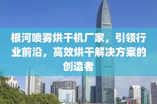 根河喷雾烘干机厂家，引领行业前沿，高效烘干解决方案的创造者