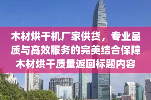 木材烘干机厂家供货，专业品质与高效服务的完美结合保障木材烘干质量返回标题内容