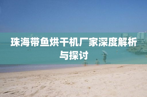 珠海带鱼烘干机厂家深度解析与探讨