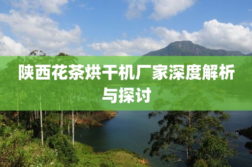 陕西花茶烘干机厂家深度解析与探讨