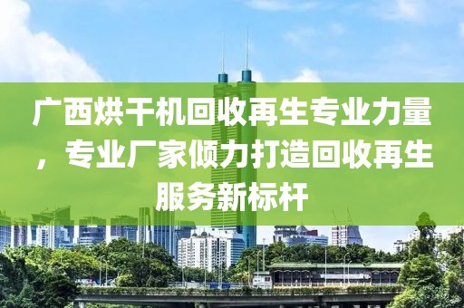 广西烘干机回收再生专业力量，专业厂家倾力打造回收再生服务新标杆