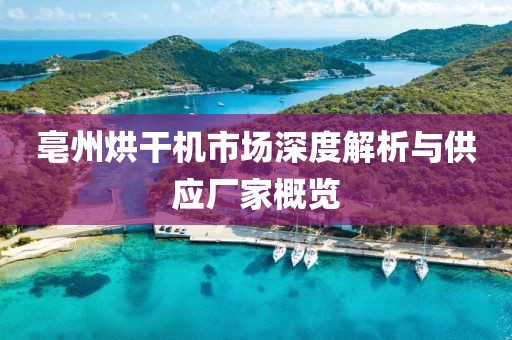 亳州烘干机市场深度解析与供应厂家概览