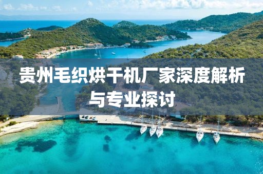 贵州毛织烘干机厂家深度解析与专业探讨