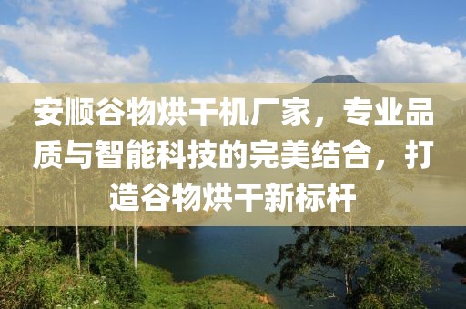 安顺谷物烘干机厂家，专业品质与智能科技的完美结合，打造谷物烘干新标杆