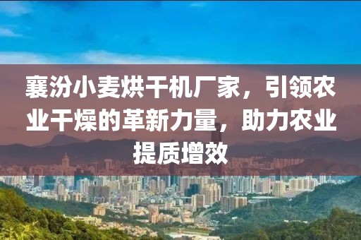 襄汾小麦烘干机厂家，引领农业干燥的革新力量，助力农业提质增效