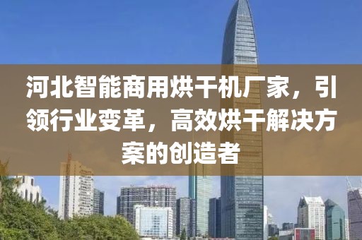 河北智能商用烘干机厂家，引领行业变革，高效烘干解决方案的创造者