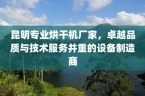 昆明专业烘干机厂家，卓越品质与技术服务并重的设备制造商