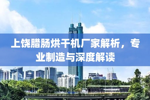 上饶腊肠烘干机厂家解析，专业制造与深度解读