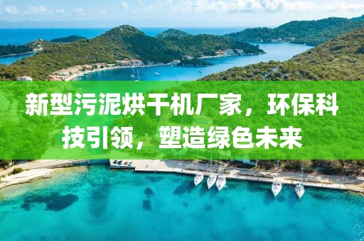 新型污泥烘干机厂家，环保科技引领，塑造绿色未来