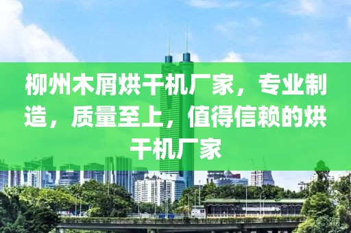 柳州木屑烘干机厂家，专业制造，质量至上，值得信赖的烘干机厂家