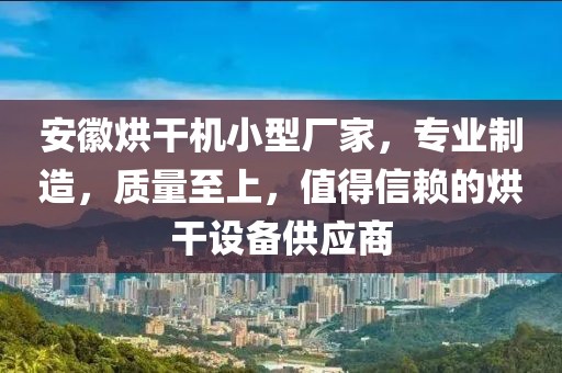 安徽烘干机小型厂家，专业制造，质量至上，值得信赖的烘干设备供应商