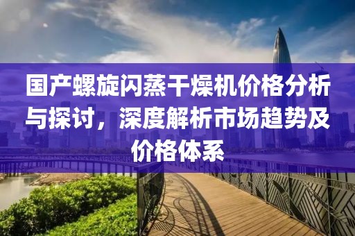 国产螺旋闪蒸干燥机价格分析与探讨，深度解析市场趋势及价格体系