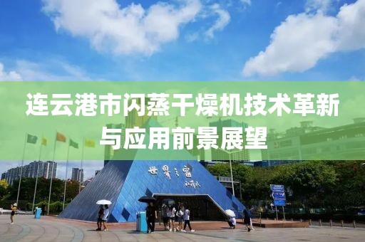 连云港市闪蒸干燥机技术革新与应用前景展望