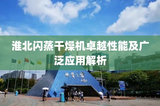 淮北闪蒸干燥机卓越性能及广泛应用解析