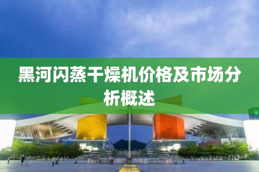 黑河闪蒸干燥机价格及市场分析概述