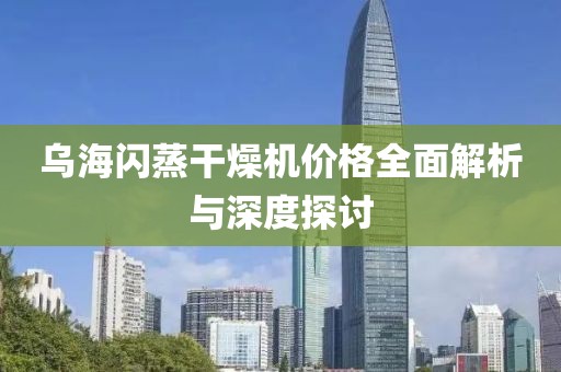 乌海闪蒸干燥机价格全面解析与深度探讨