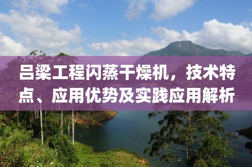 吕梁工程闪蒸干燥机，技术特点、应用优势及实践应用解析