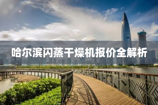 哈尔滨闪蒸干燥机报价全解析