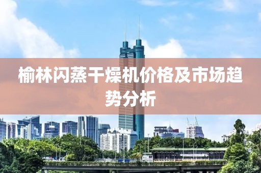 榆林闪蒸干燥机价格及市场趋势分析