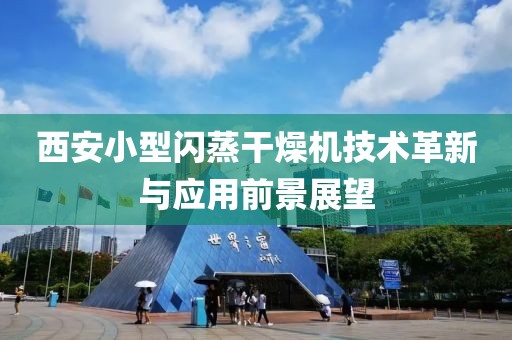 西安小型闪蒸干燥机技术革新与应用前景展望