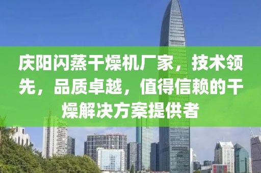 庆阳闪蒸干燥机厂家，技术领先，品质卓越，值得信赖的干燥解决方案提供者