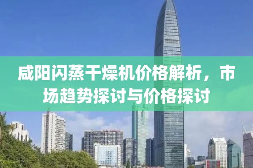 咸阳闪蒸干燥机价格解析，市场趋势探讨与价格探讨