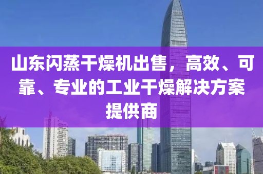 山东闪蒸干燥机出售，高效、可靠、专业的工业干燥解决方案提供商