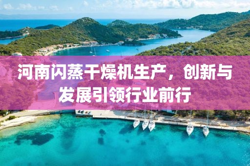 河南闪蒸干燥机生产，创新与发展引领行业前行