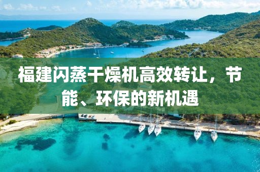 福建闪蒸干燥机高效转让，节能、环保的新机遇