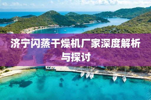 济宁闪蒸干燥机厂家深度解析与探讨