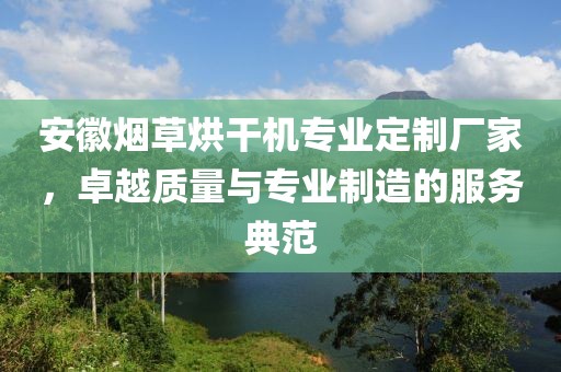 安徽烟草烘干机专业定制厂家，卓越质量与专业制造的服务典范