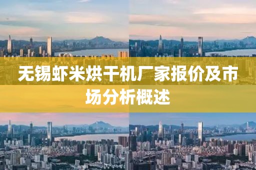 无锡虾米烘干机厂家报价及市场分析概述