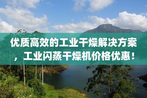 优质高效的工业干燥解决方案，工业闪蒸干燥机价格优惠！