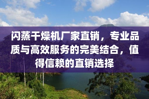 闪蒸干燥机厂家直销，专业品质与高效服务的完美结合，值得信赖的直销选择