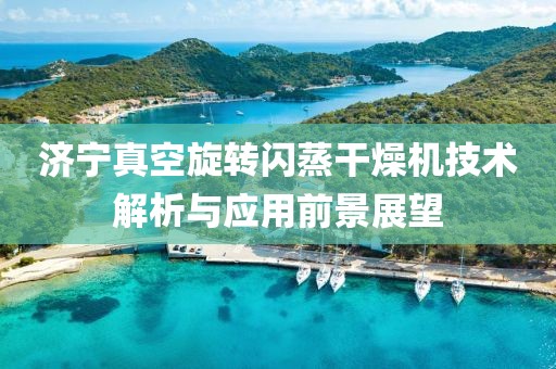 济宁真空旋转闪蒸干燥机技术解析与应用前景展望