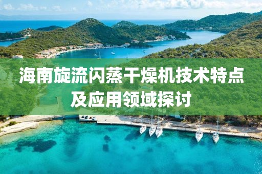 海南旋流闪蒸干燥机技术特点及应用领域探讨