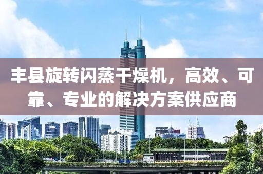 丰县旋转闪蒸干燥机，高效、可靠、专业的解决方案供应商