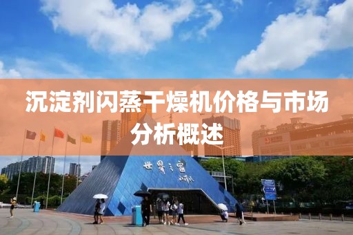 沉淀剂闪蒸干燥机价格与市场分析概述