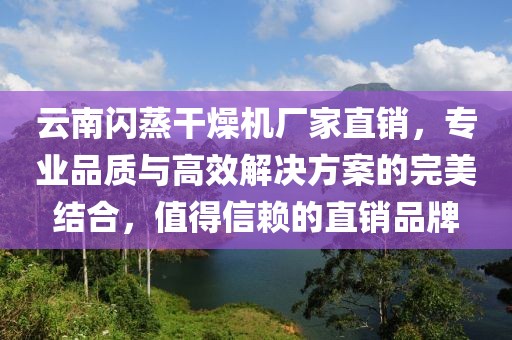 云南闪蒸干燥机厂家直销，专业品质与高效解决方案的完美结合，值得信赖的直销品牌